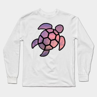 vsco turtle pink sunset Long Sleeve T-Shirt